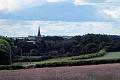 8. Rolling hills & a church spire